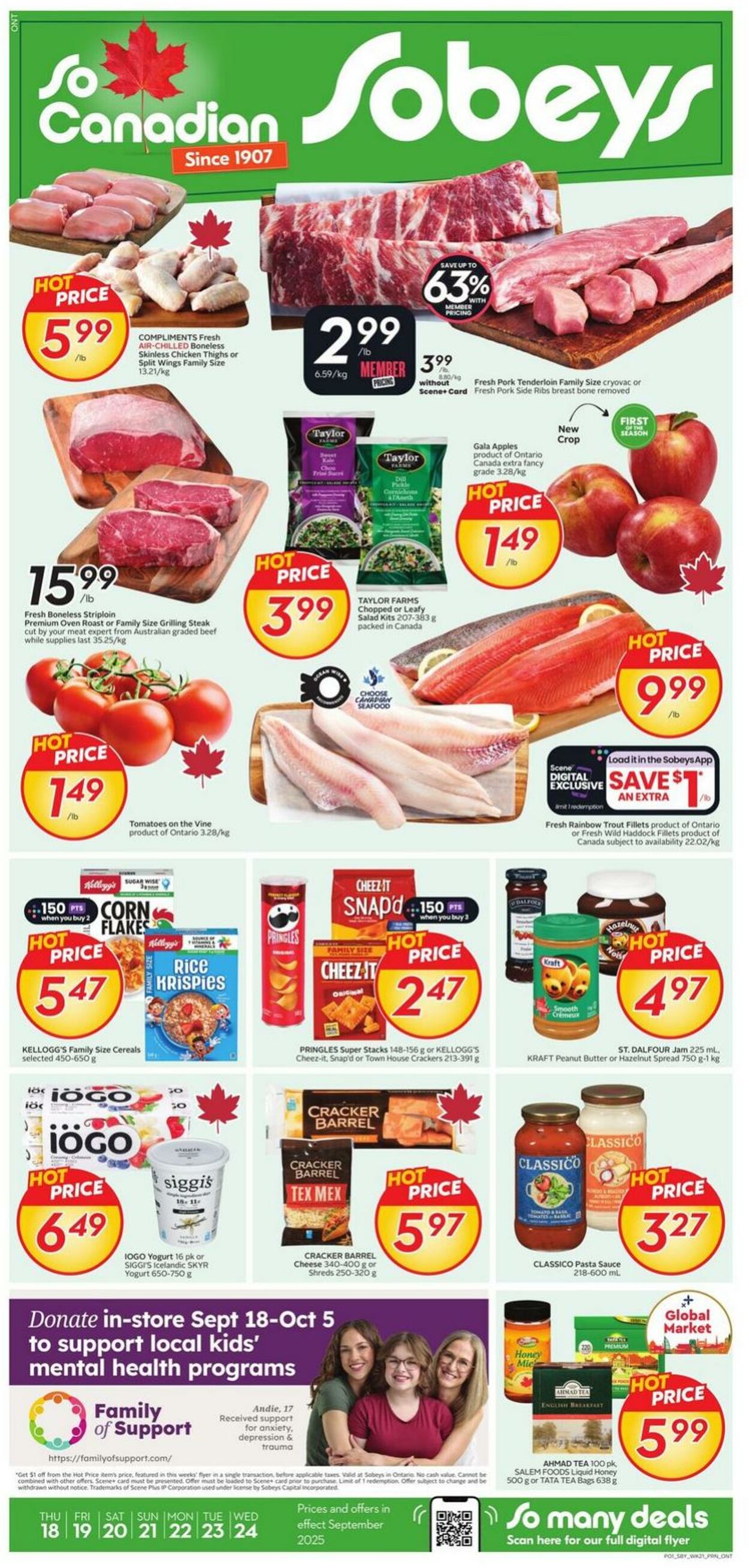 Flyer Sobeys 18.09.2025 - 24.09.2025