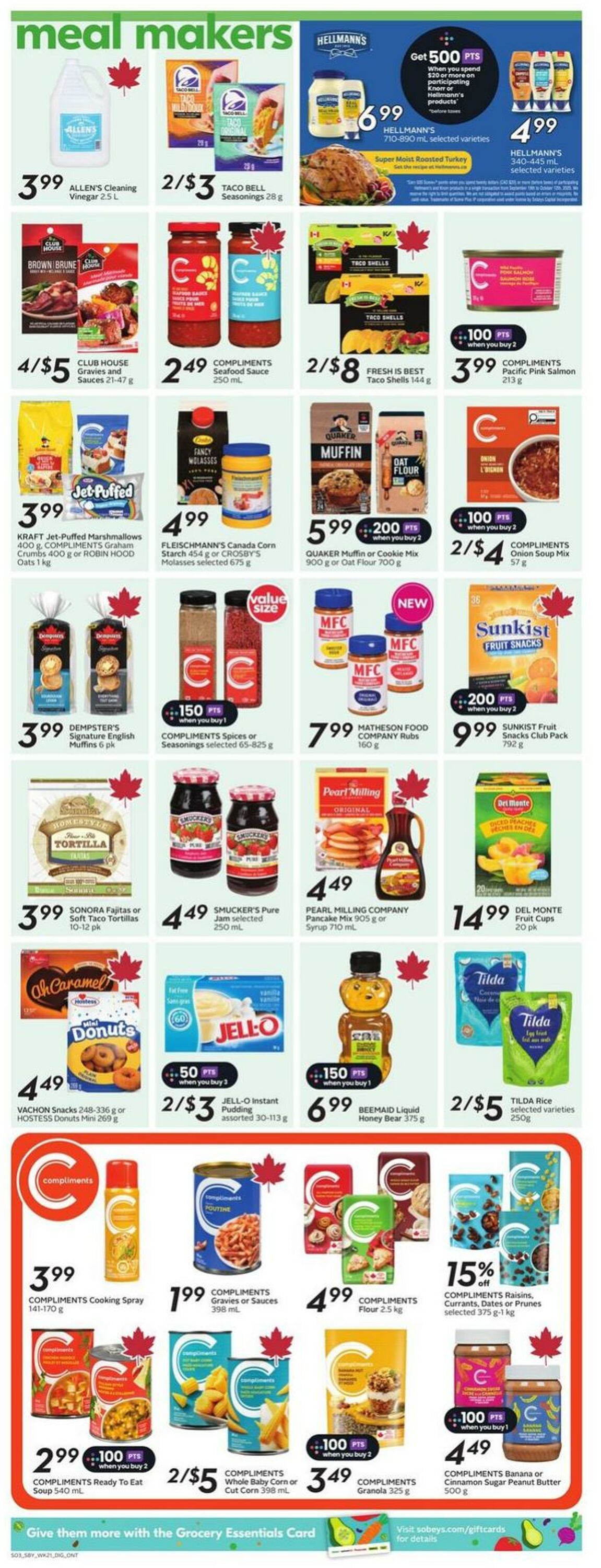 Flyer Sobeys 18.09.2025 - 24.09.2025