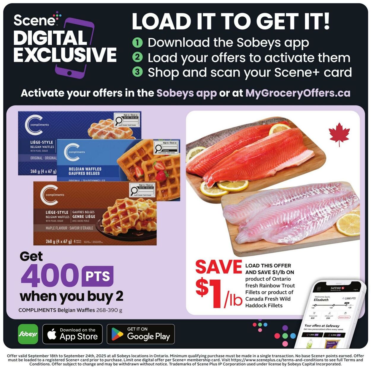 Flyer Sobeys 18.09.2025 - 24.09.2025