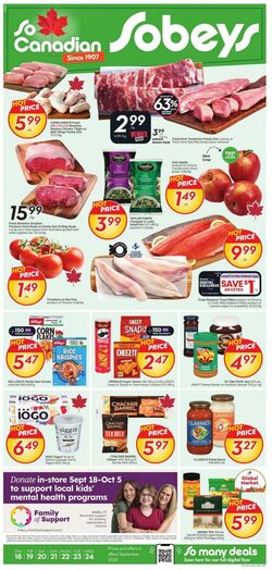 Flyer Sobeys 18.09.2025 - 24.09.2025