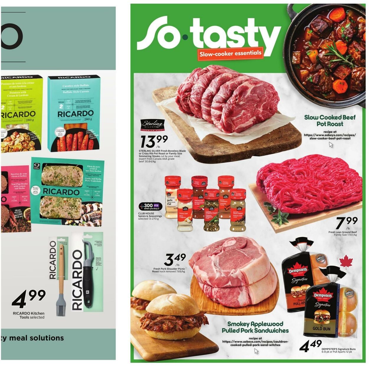 Flyer Sobeys 30.10.2025 - 05.11.2025