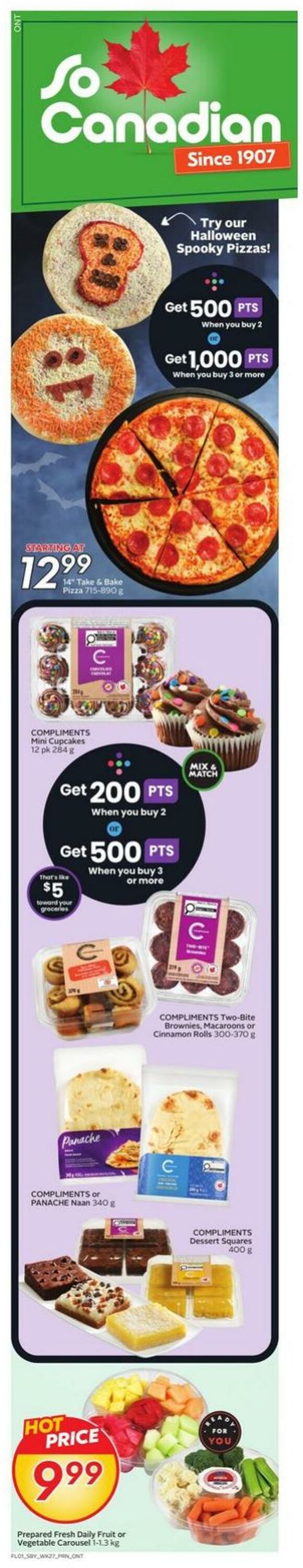 Flyer Sobeys 30.10.2025 - 05.11.2025