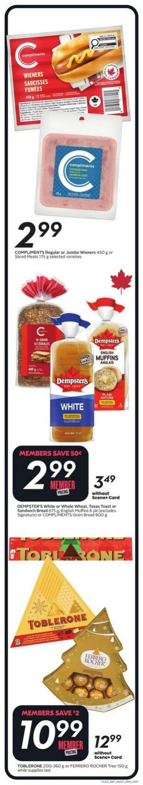 Flyer Sobeys 30.10.2025 - 05.11.2025