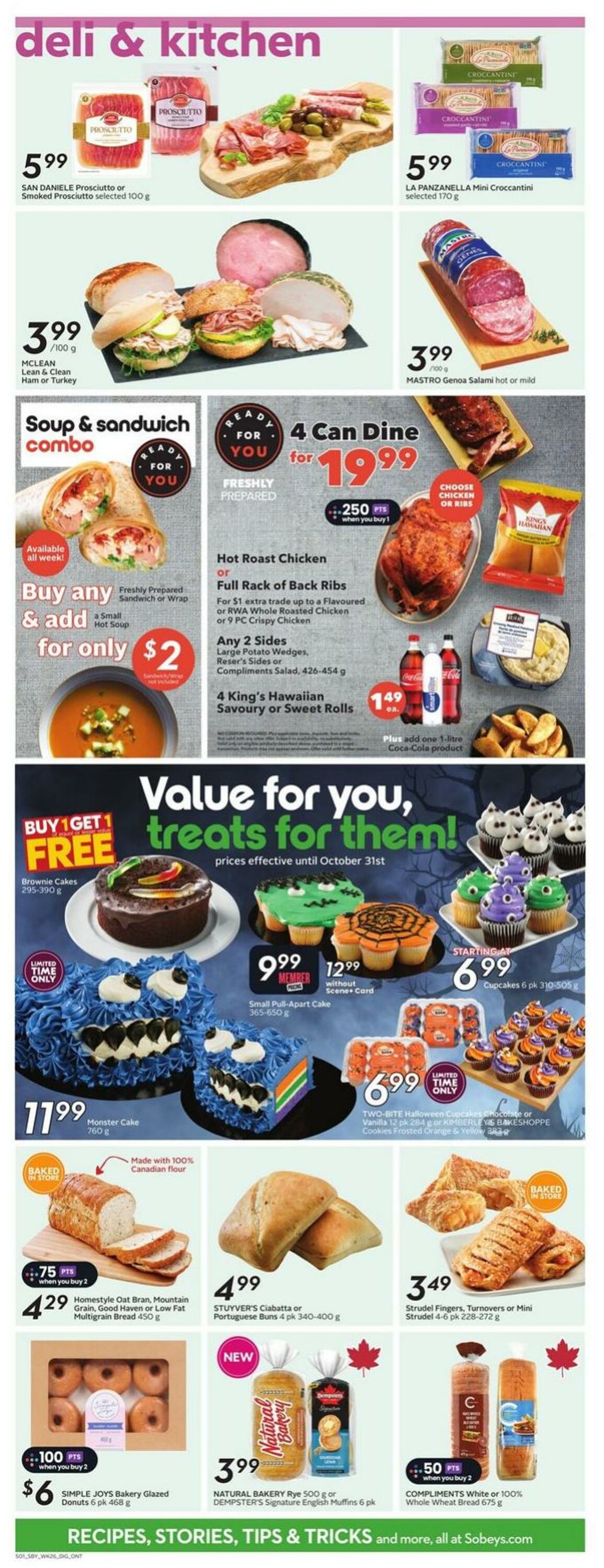 Flyer Sobeys 23.10.2025 - 29.10.2025