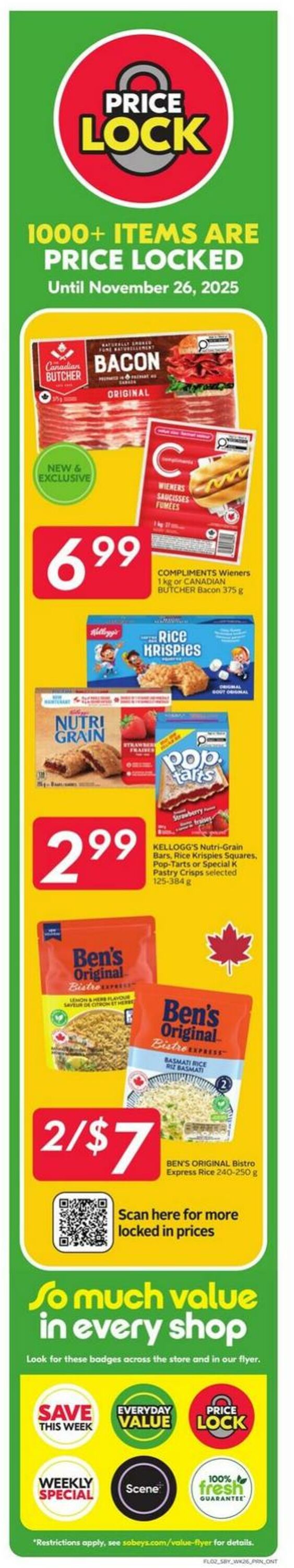 Flyer Sobeys 23.10.2025 - 29.10.2025