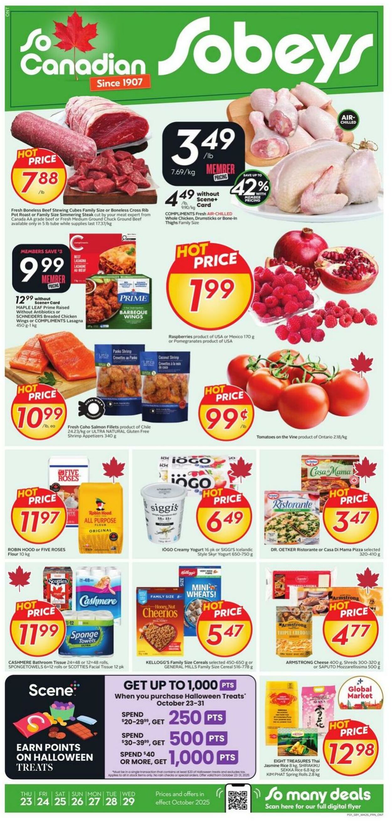 Flyer Sobeys 23.10.2025 - 29.10.2025