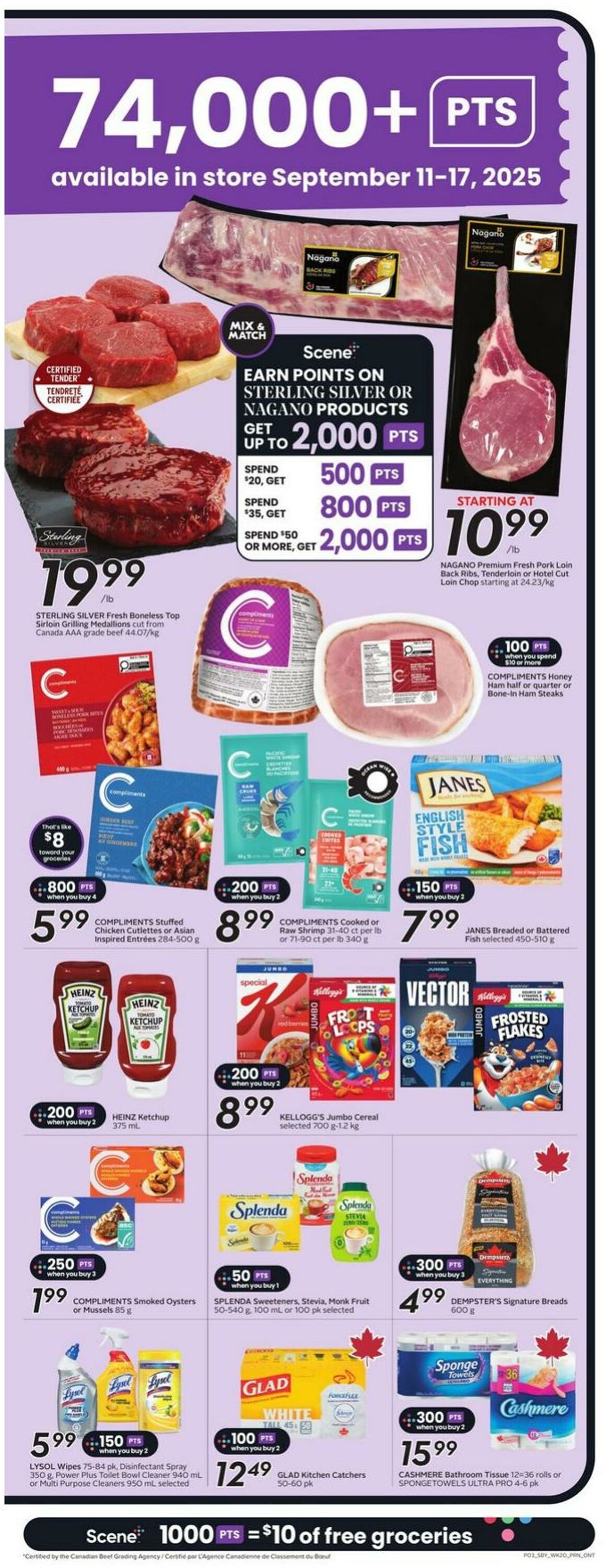 Flyer Sobeys 11.09.2025 - 17.09.2025