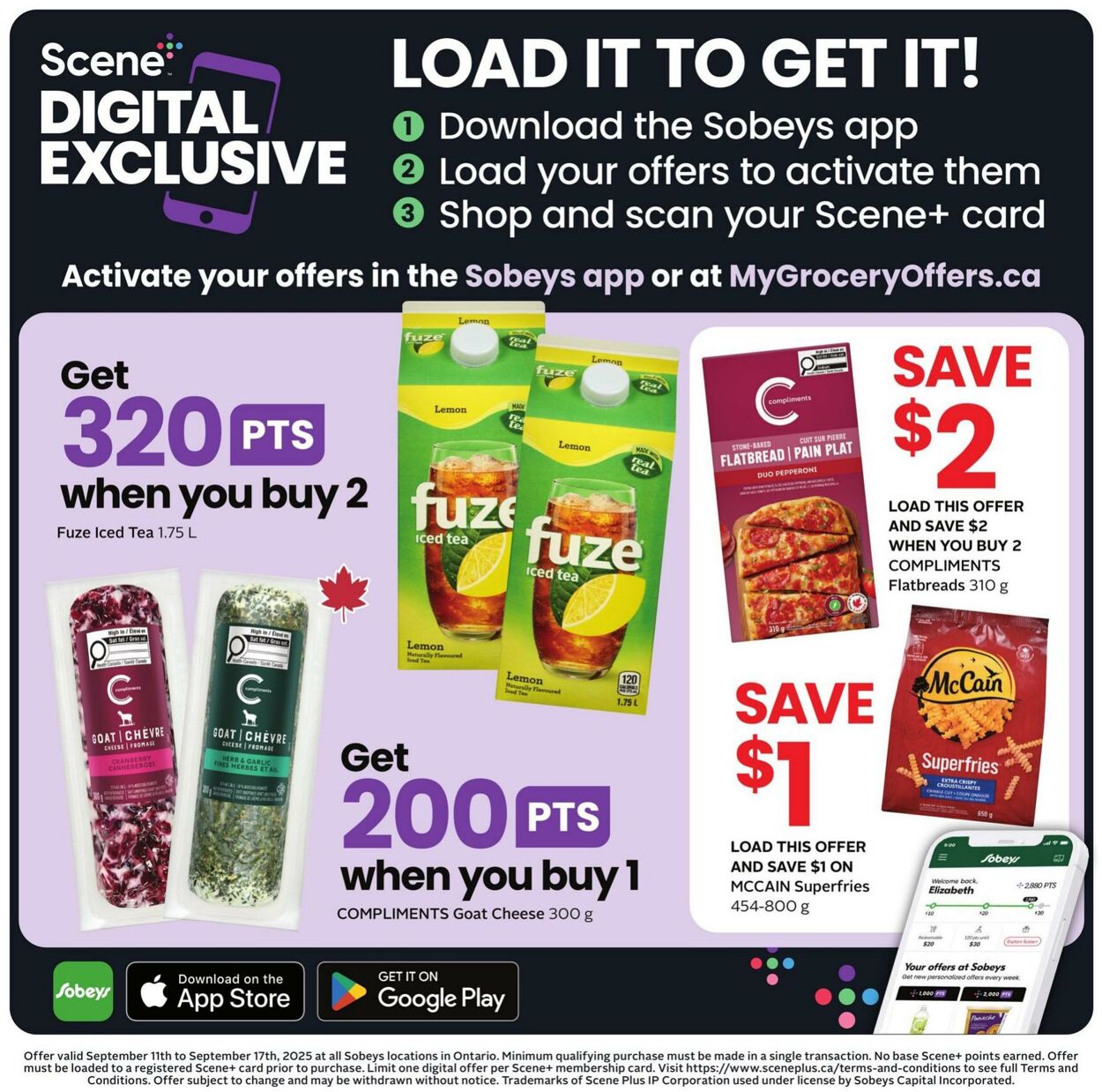Flyer Sobeys 11.09.2025 - 17.09.2025