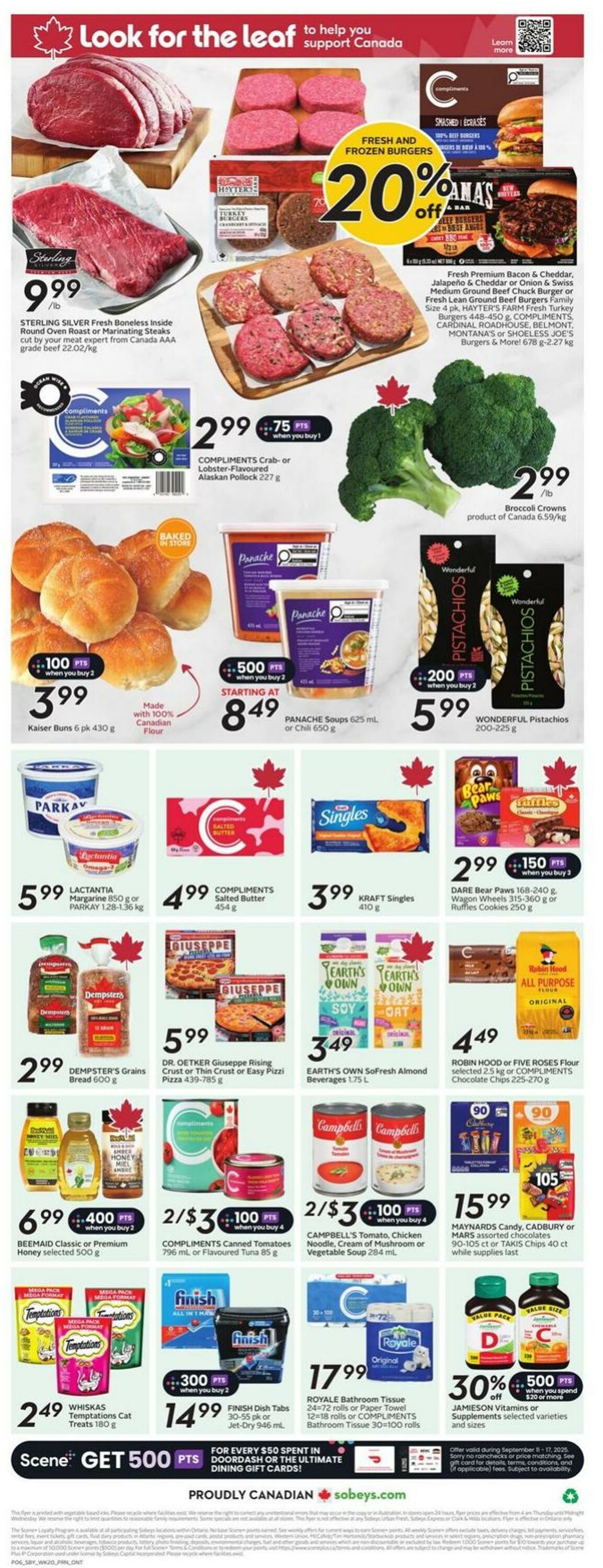 Flyer Sobeys 11.09.2025 - 17.09.2025