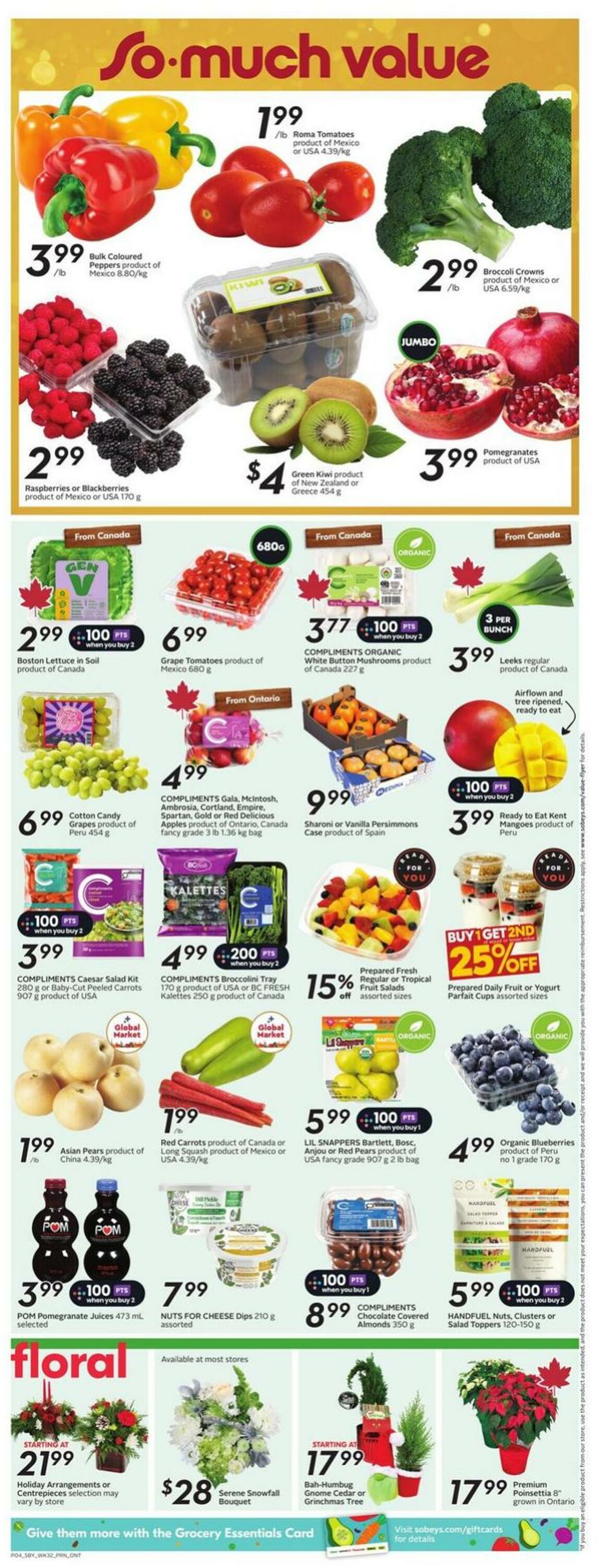 Flyer Sobeys 04.12.2025 - 10.12.2025