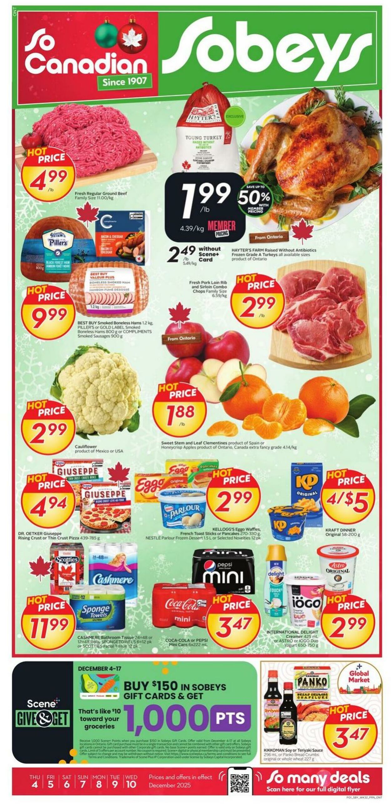 Flyer Sobeys 04.12.2025 - 10.12.2025