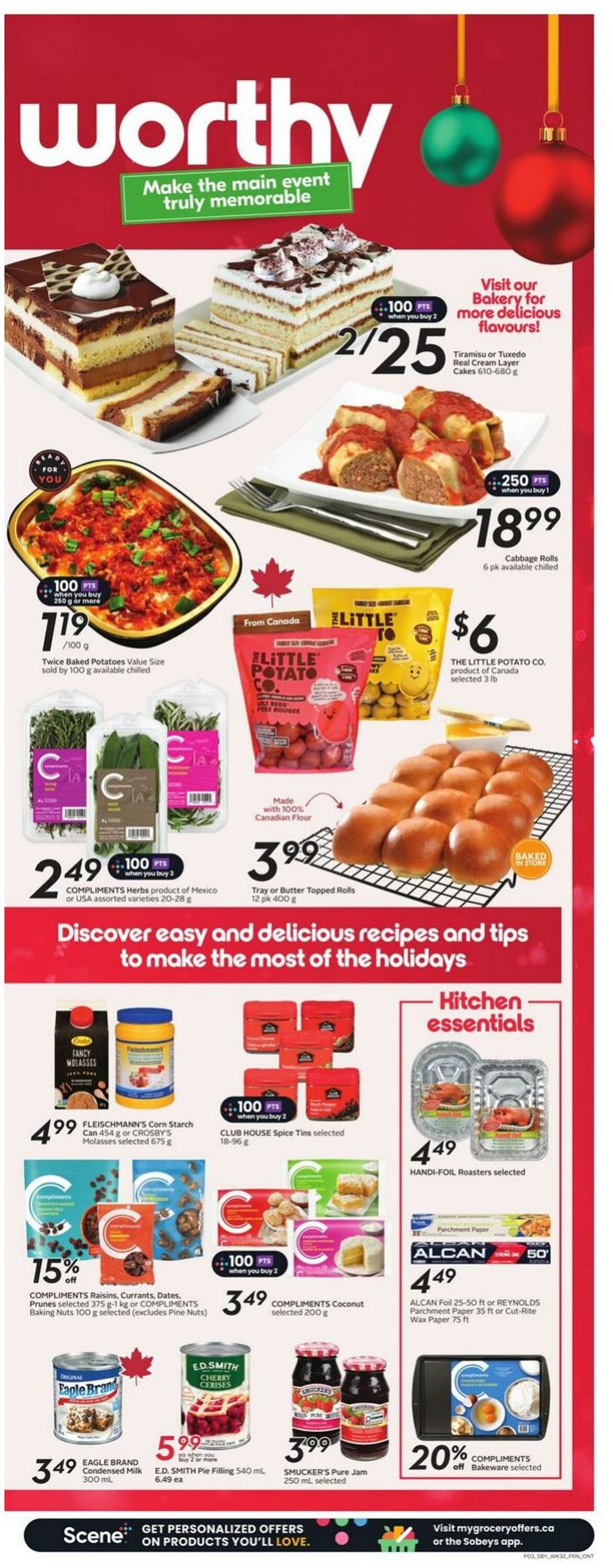 Flyer Sobeys 04.12.2025 - 10.12.2025