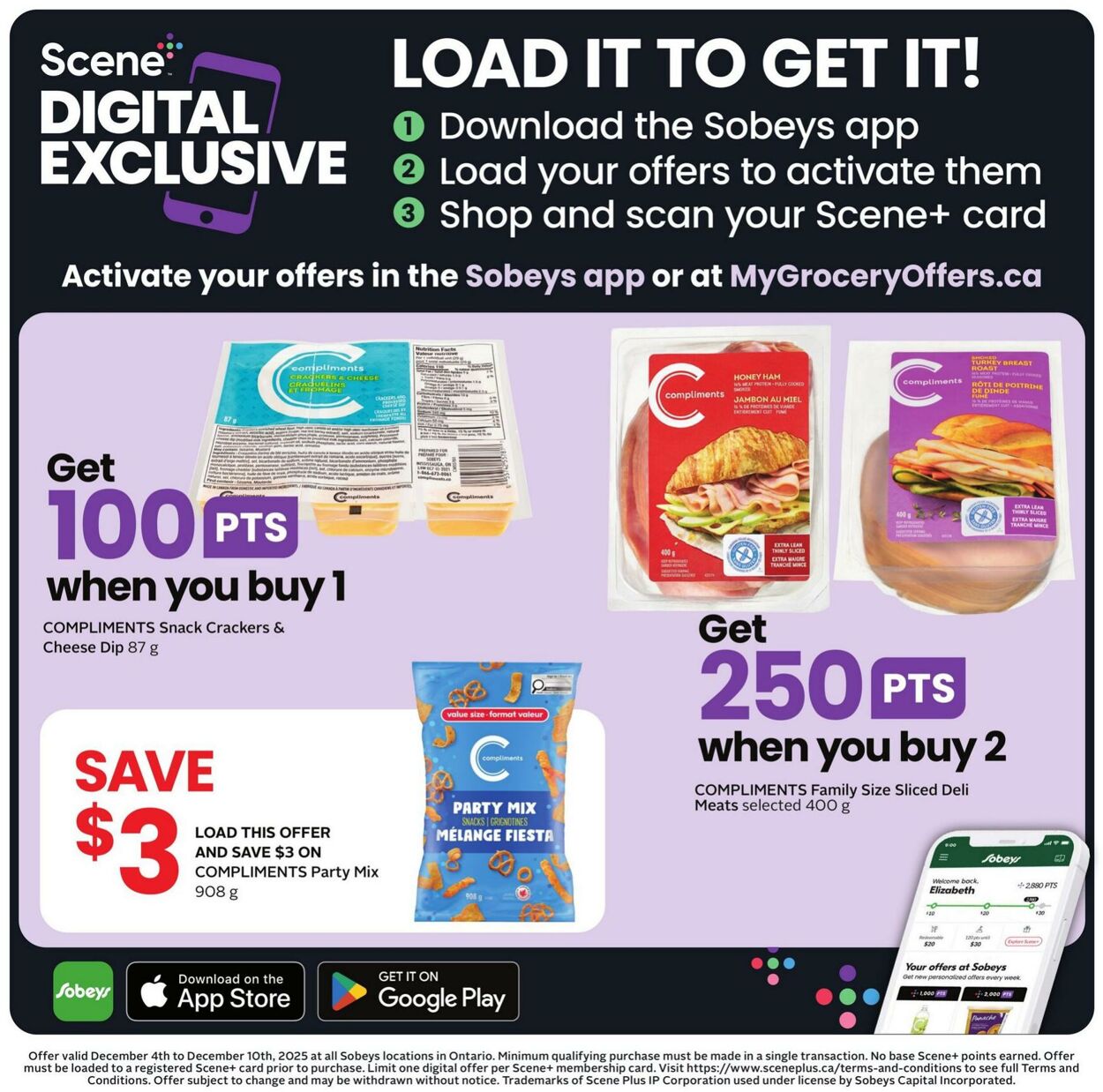 Flyer Sobeys 04.12.2025 - 10.12.2025