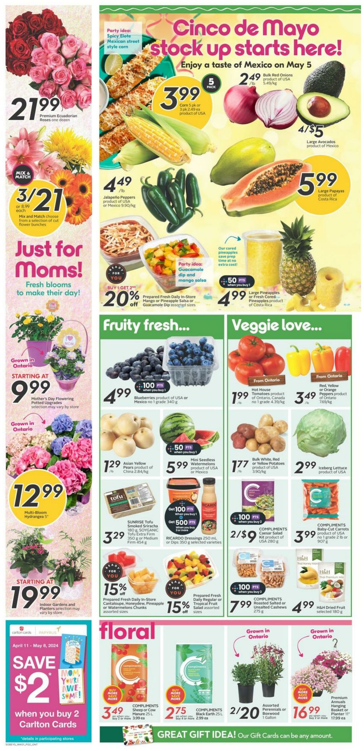 Flyer Sobeys 02.05.2024 - 08.05.2024