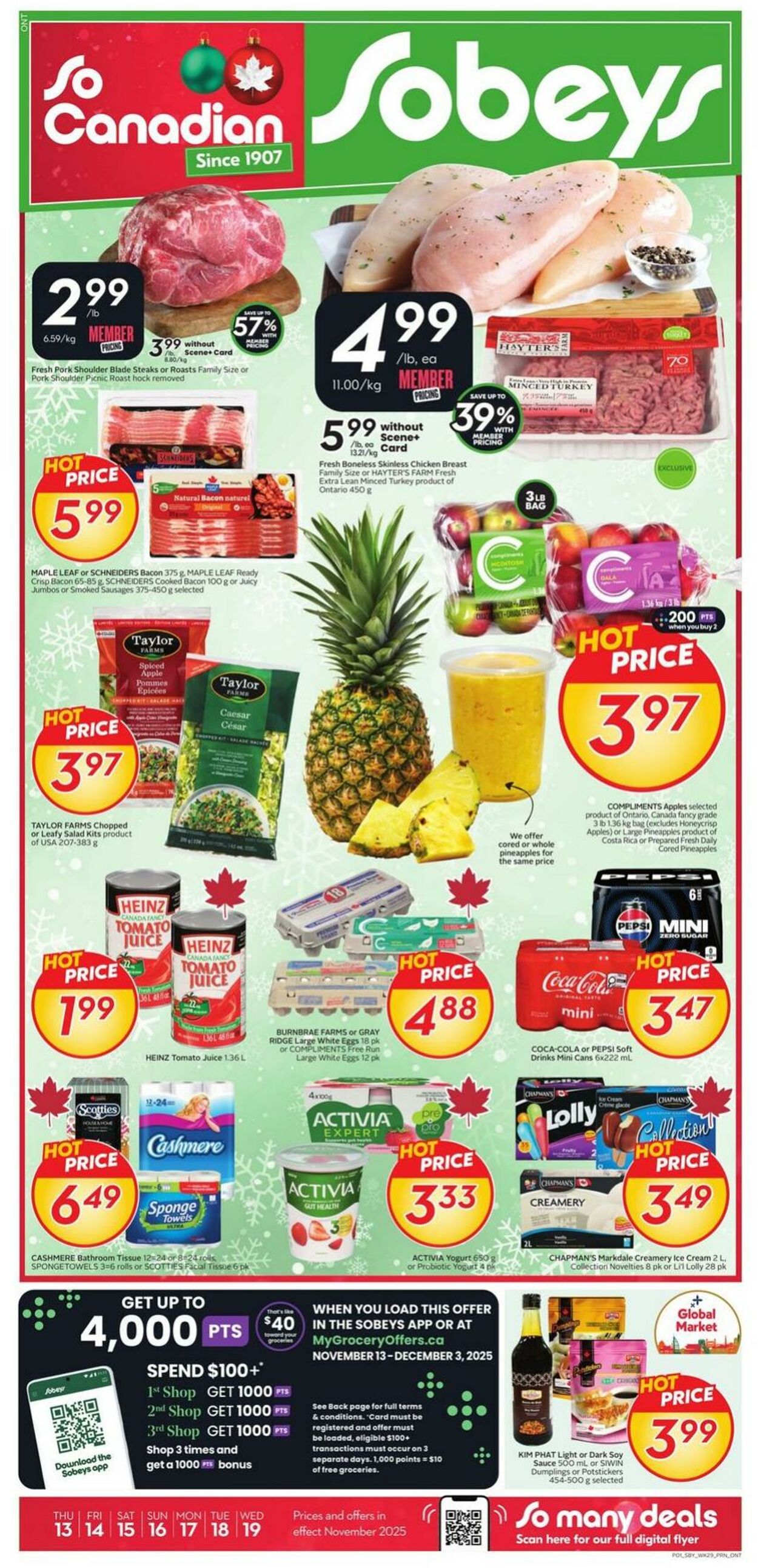 Flyer Sobeys 13.11.2025 - 19.11.2025