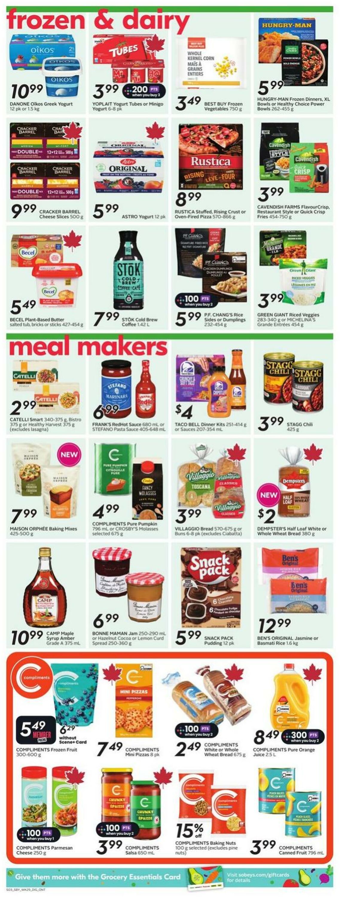 Flyer Sobeys 13.11.2025 - 19.11.2025