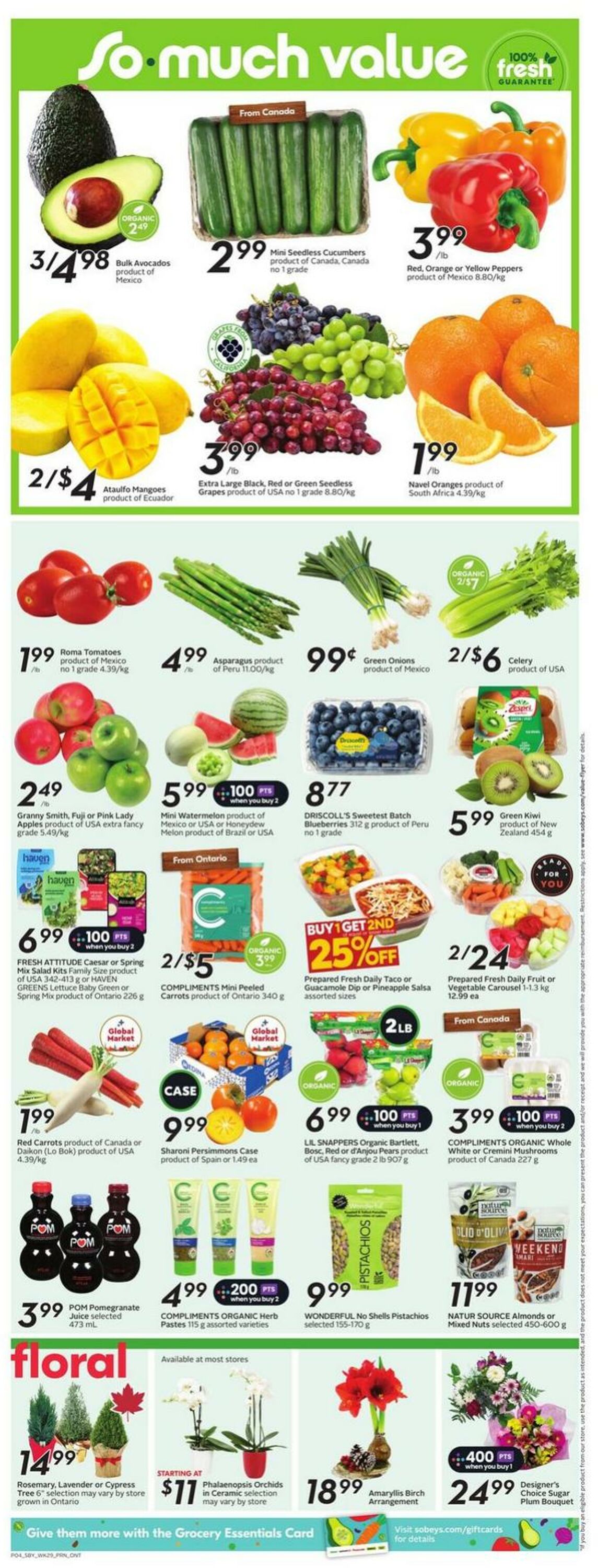 Flyer Sobeys 13.11.2025 - 19.11.2025