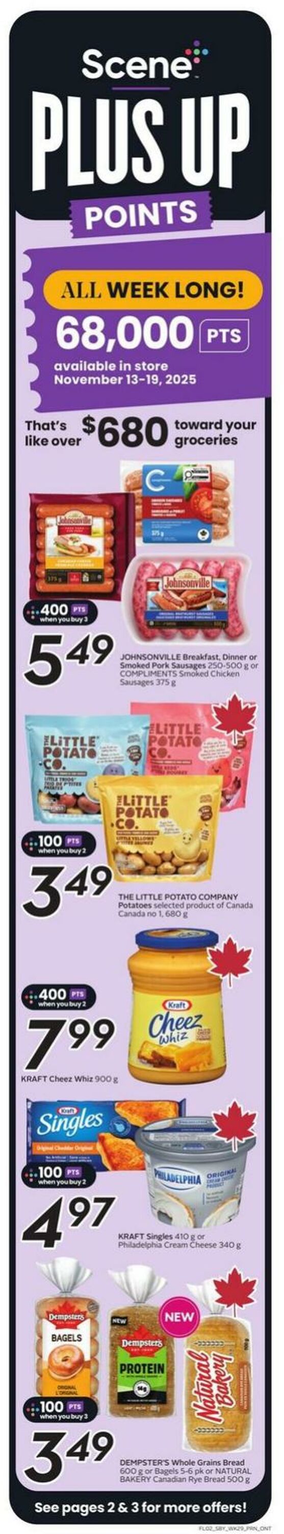 Flyer Sobeys 13.11.2025 - 19.11.2025