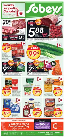 Flyer Sobeys 27.10.2022 - 02.11.2022