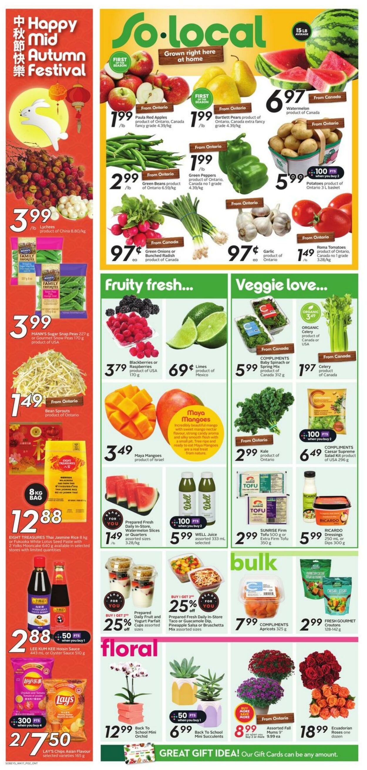 Flyer Sobeys 22.08.2024 - 28.08.2024