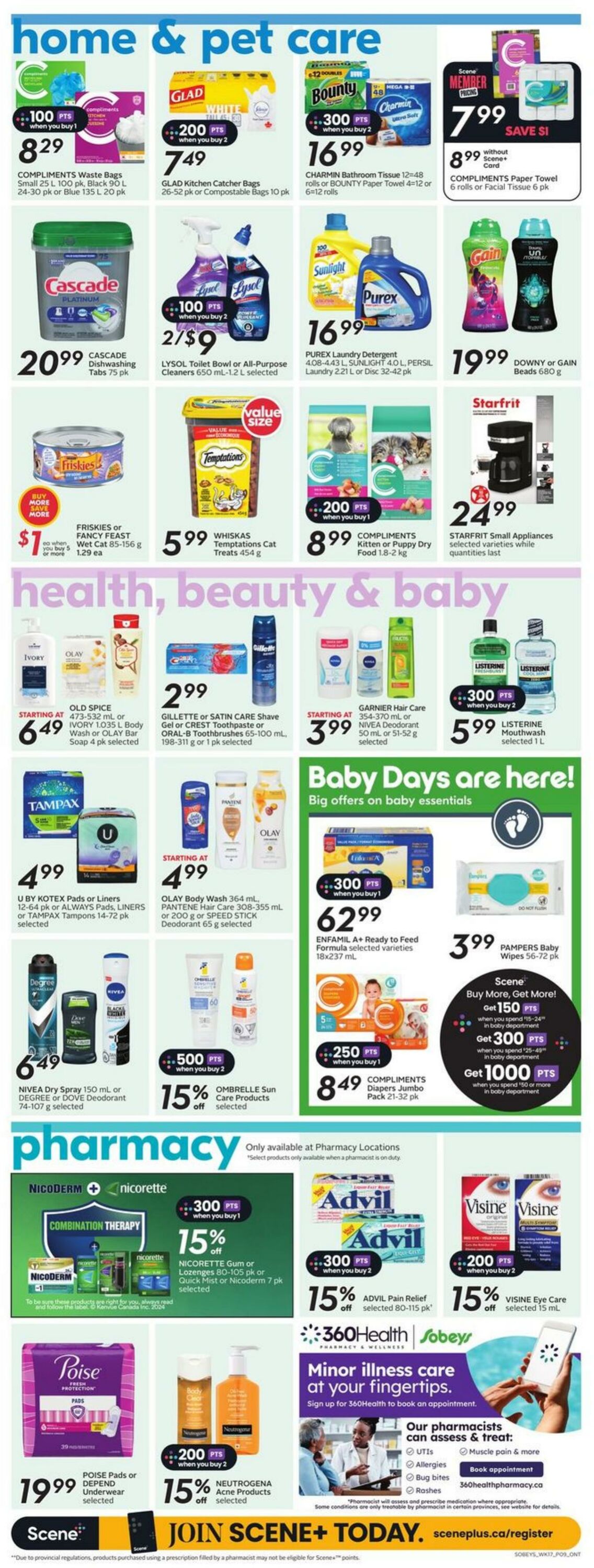 Flyer Sobeys 22.08.2024 - 28.08.2024