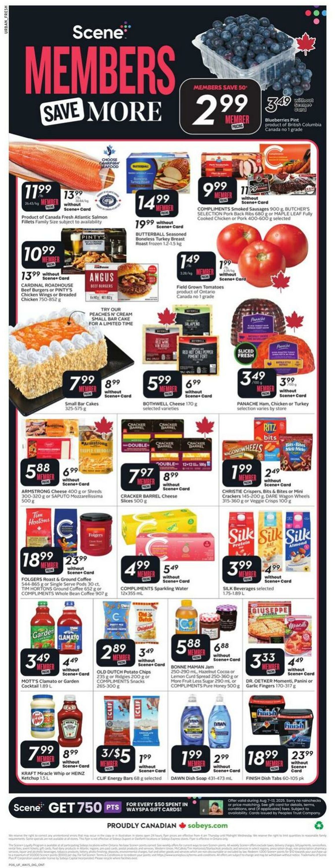Flyer Sobeys 07.08.2025 - 13.08.2025