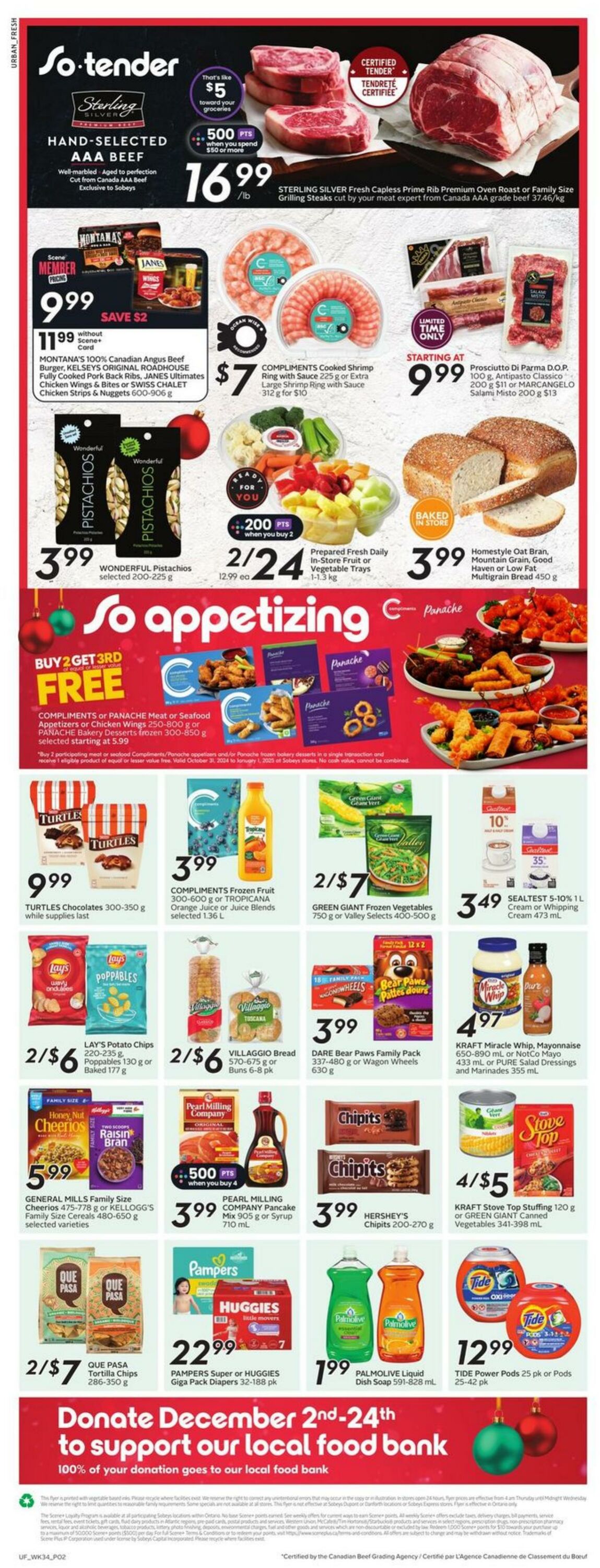 Flyer Sobeys 19.12.2024 - 25.12.2024