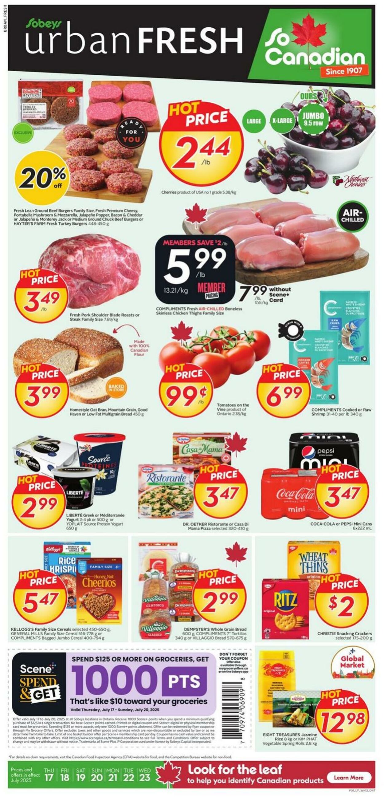 Flyer Sobeys 17.07.2025 - 23.07.2025