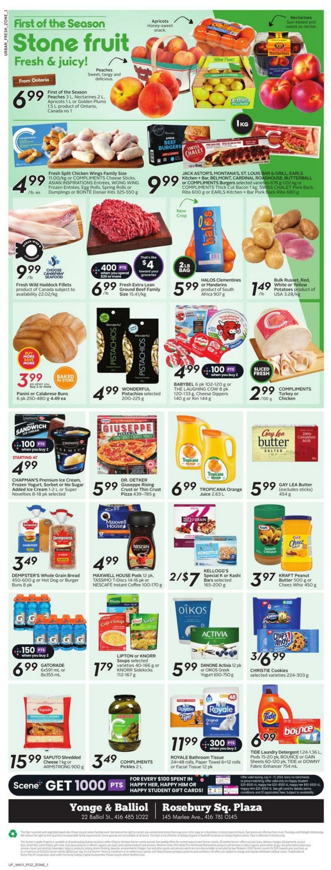 Flyer Sobeys 11.07.2024 - 17.07.2024