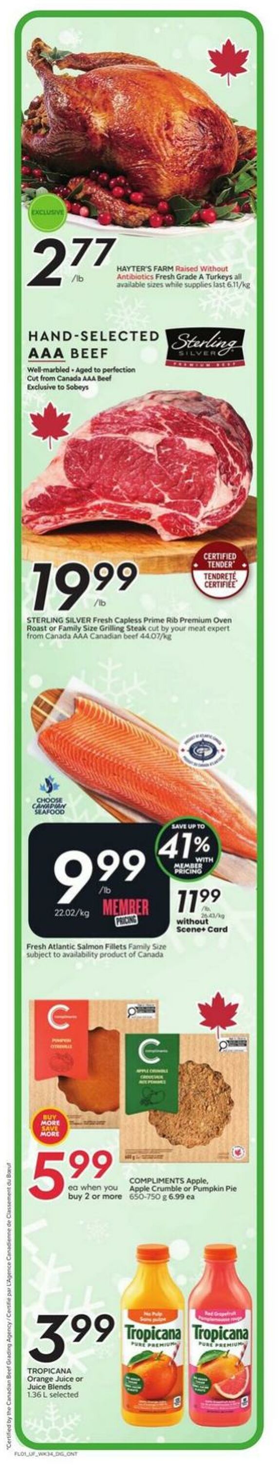 Flyer Sobeys 18.12.2025 - 24.12.2025