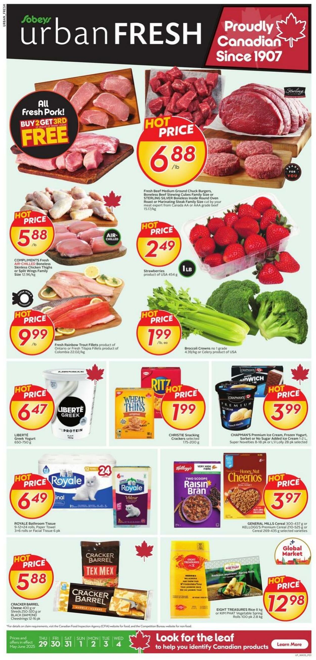 Flyer Sobeys 29.05.2025 - 04.06.2025