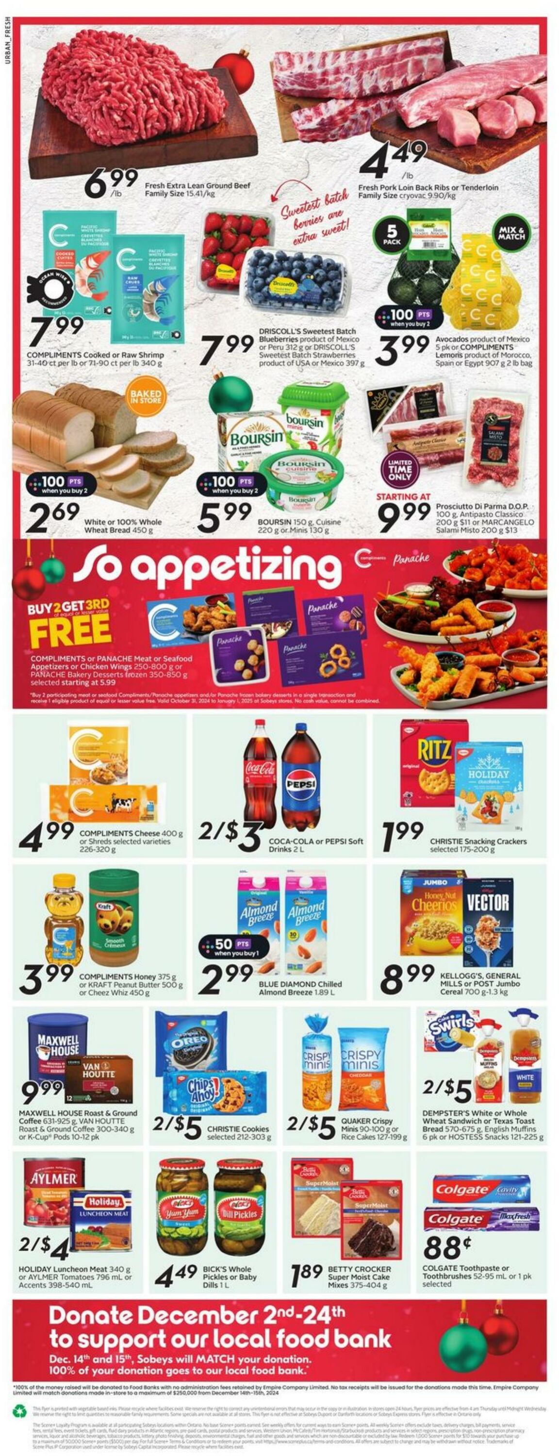 Flyer Sobeys 12.12.2024 - 18.12.2024