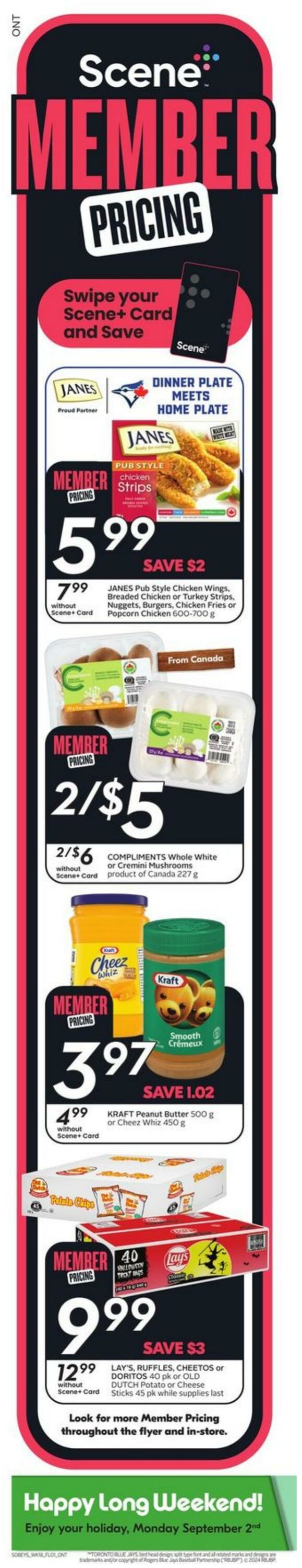 Flyer Sobeys 29.08.2024 - 04.09.2024