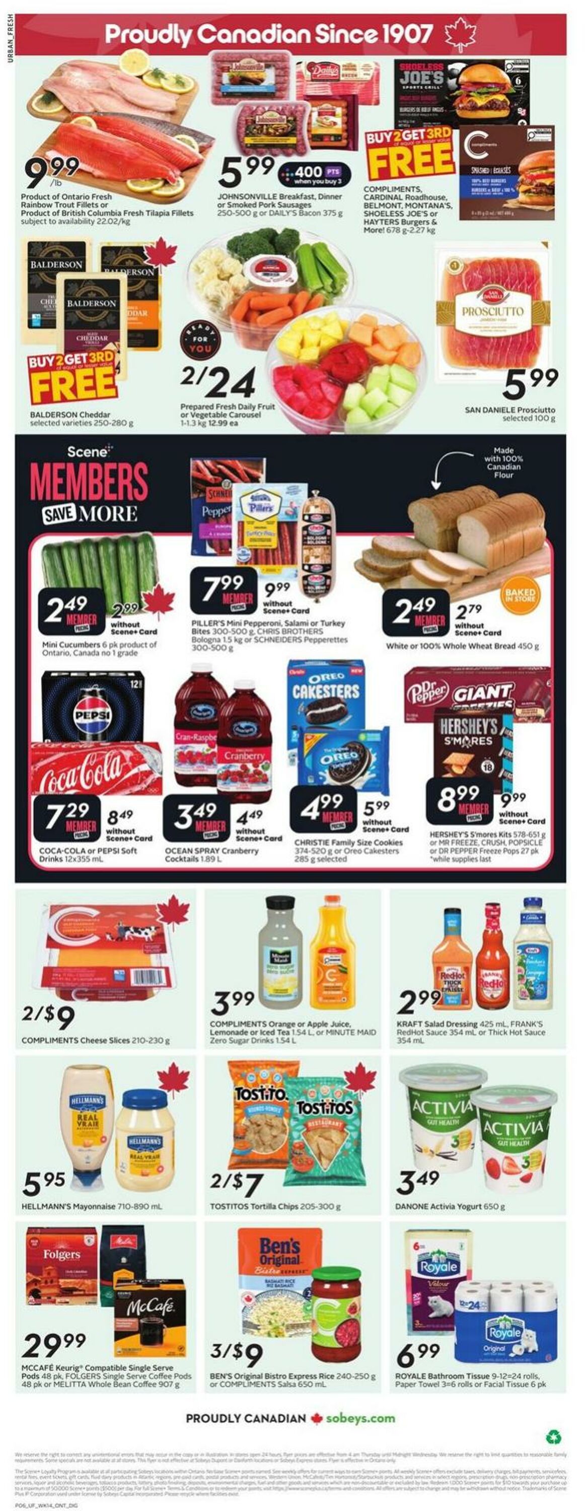 Flyer Sobeys 31.07.2025 - 06.08.2025