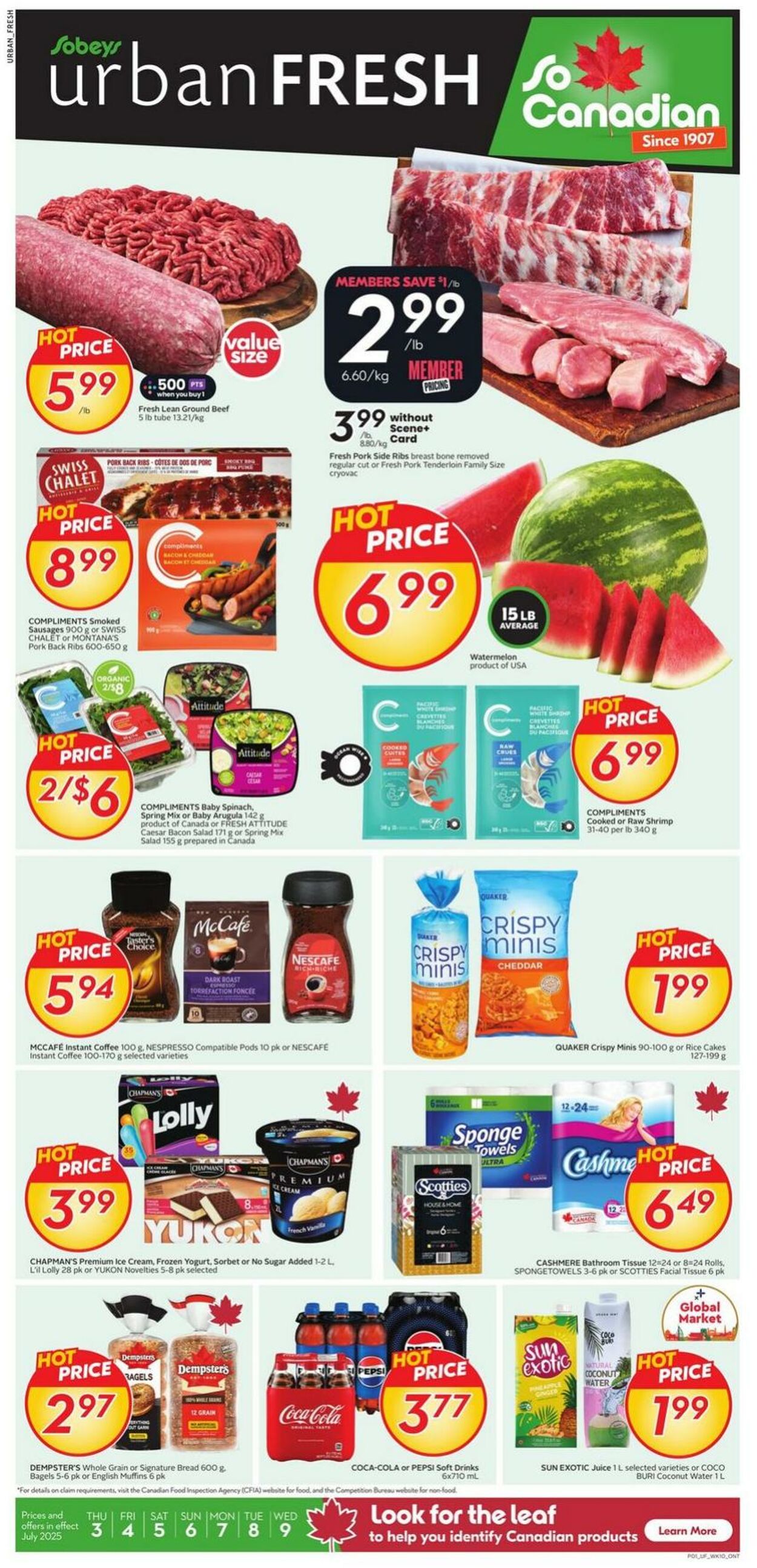 Flyer Sobeys 03.07.2025 - 09.07.2025