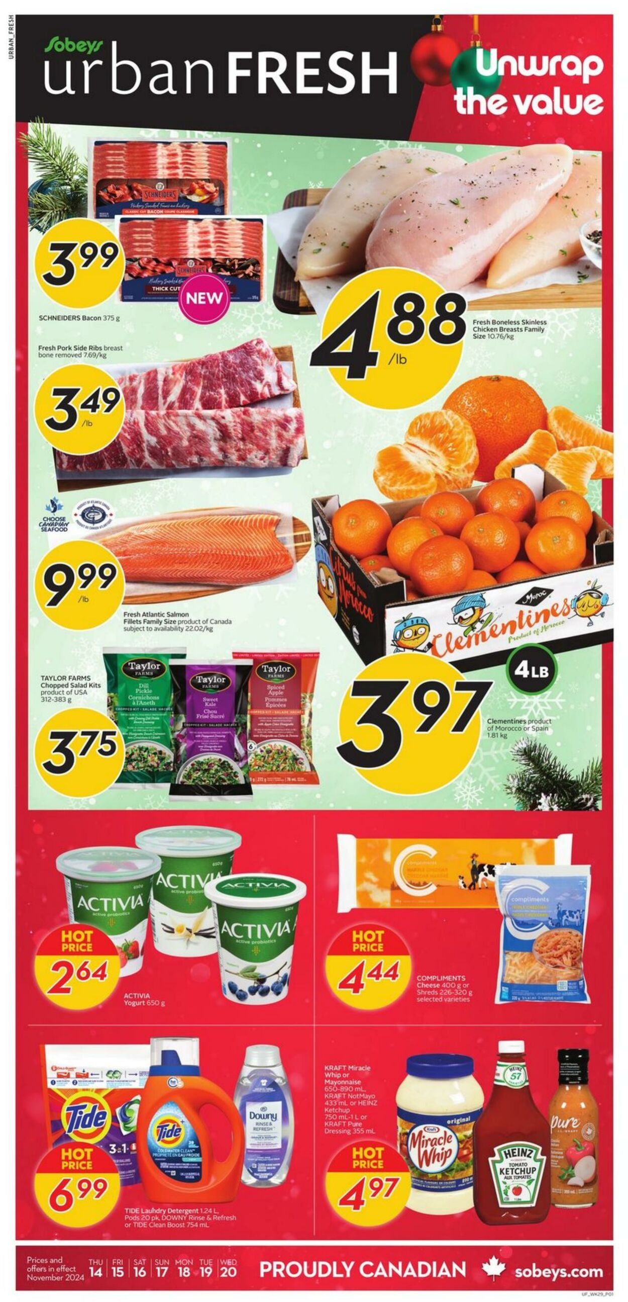 Flyer Sobeys 14.11.2024 - 20.11.2024