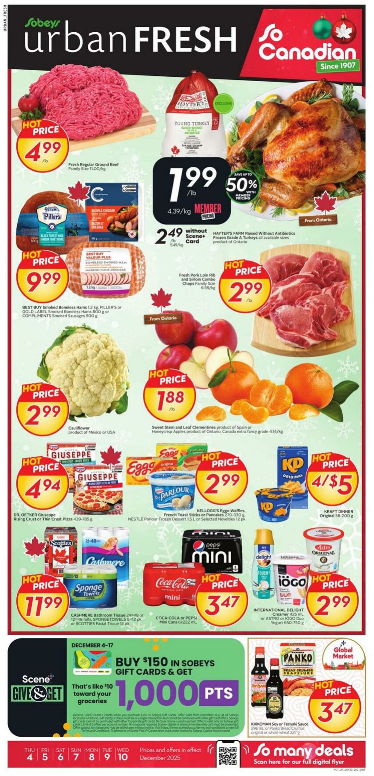 Flyer Sobeys 04.12.2025 - 10.12.2025