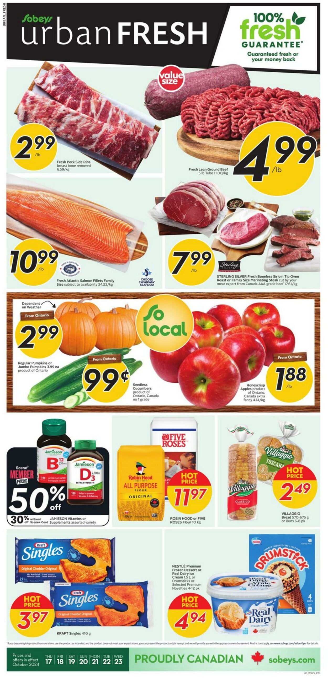 Flyer Sobeys 17.10.2024 - 23.10.2024