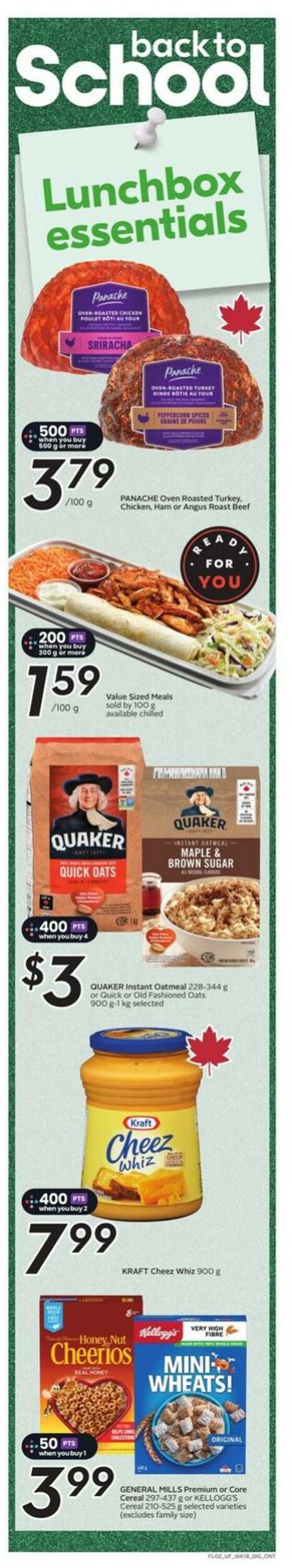 Flyer Sobeys 28.08.2025 - 03.09.2025