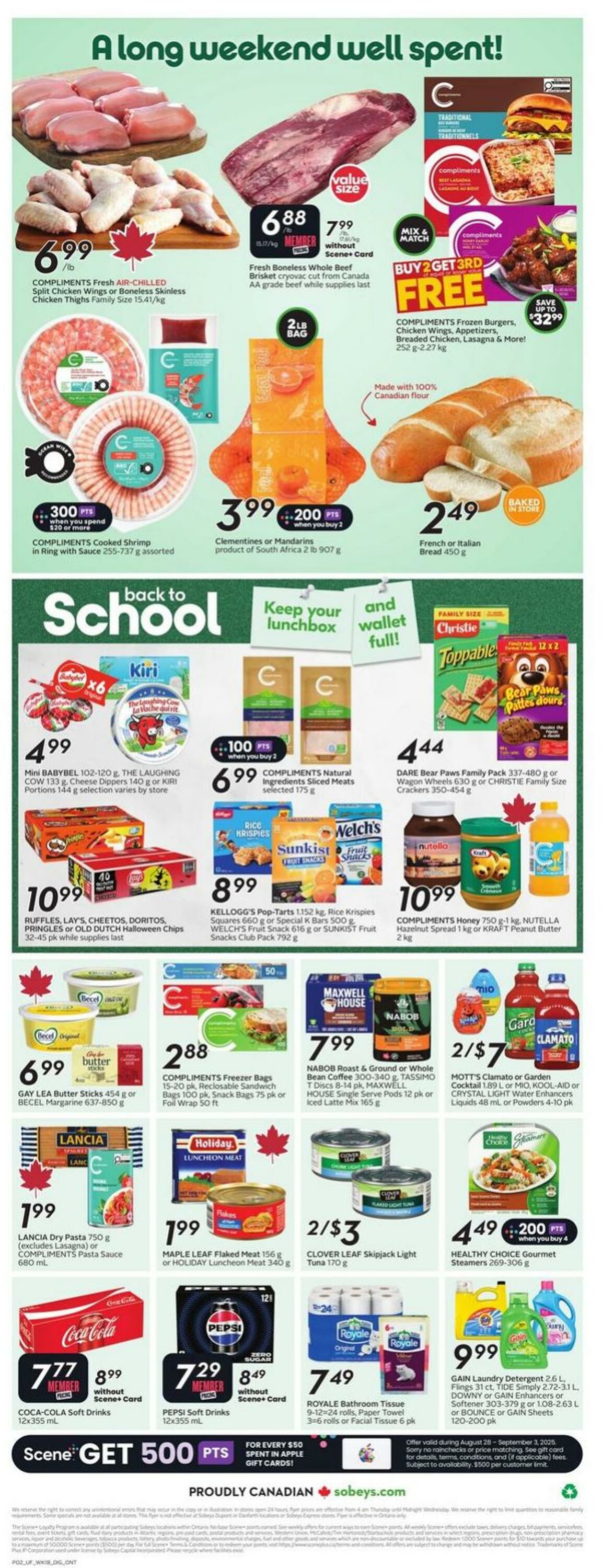 Flyer Sobeys 28.08.2025 - 03.09.2025