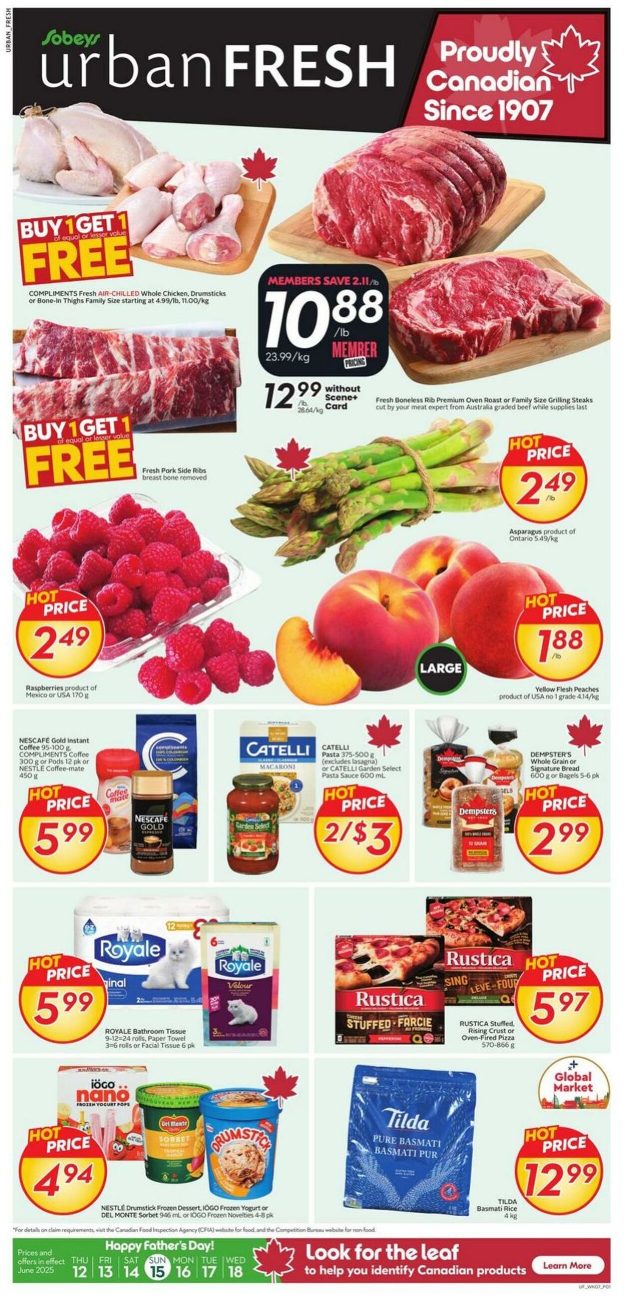 Flyer Sobeys 12.06.2025 - 18.06.2025