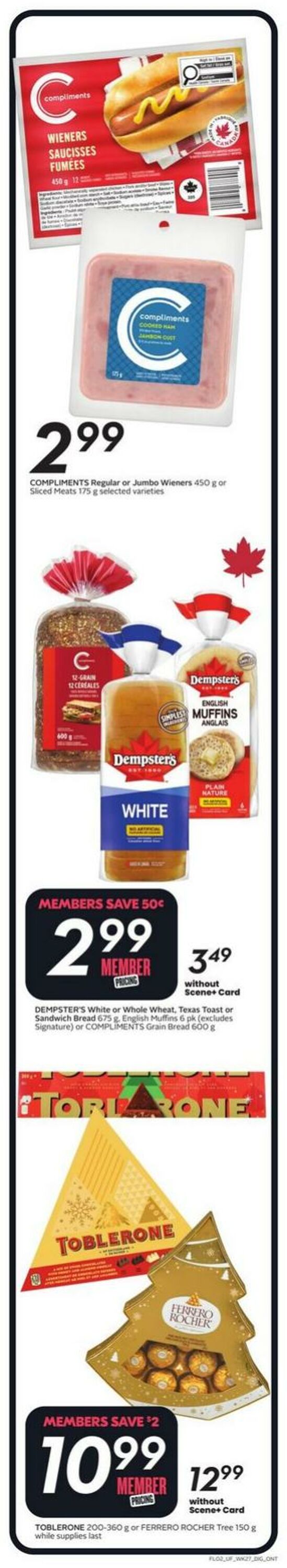 Flyer Sobeys 30.10.2025 - 05.11.2025