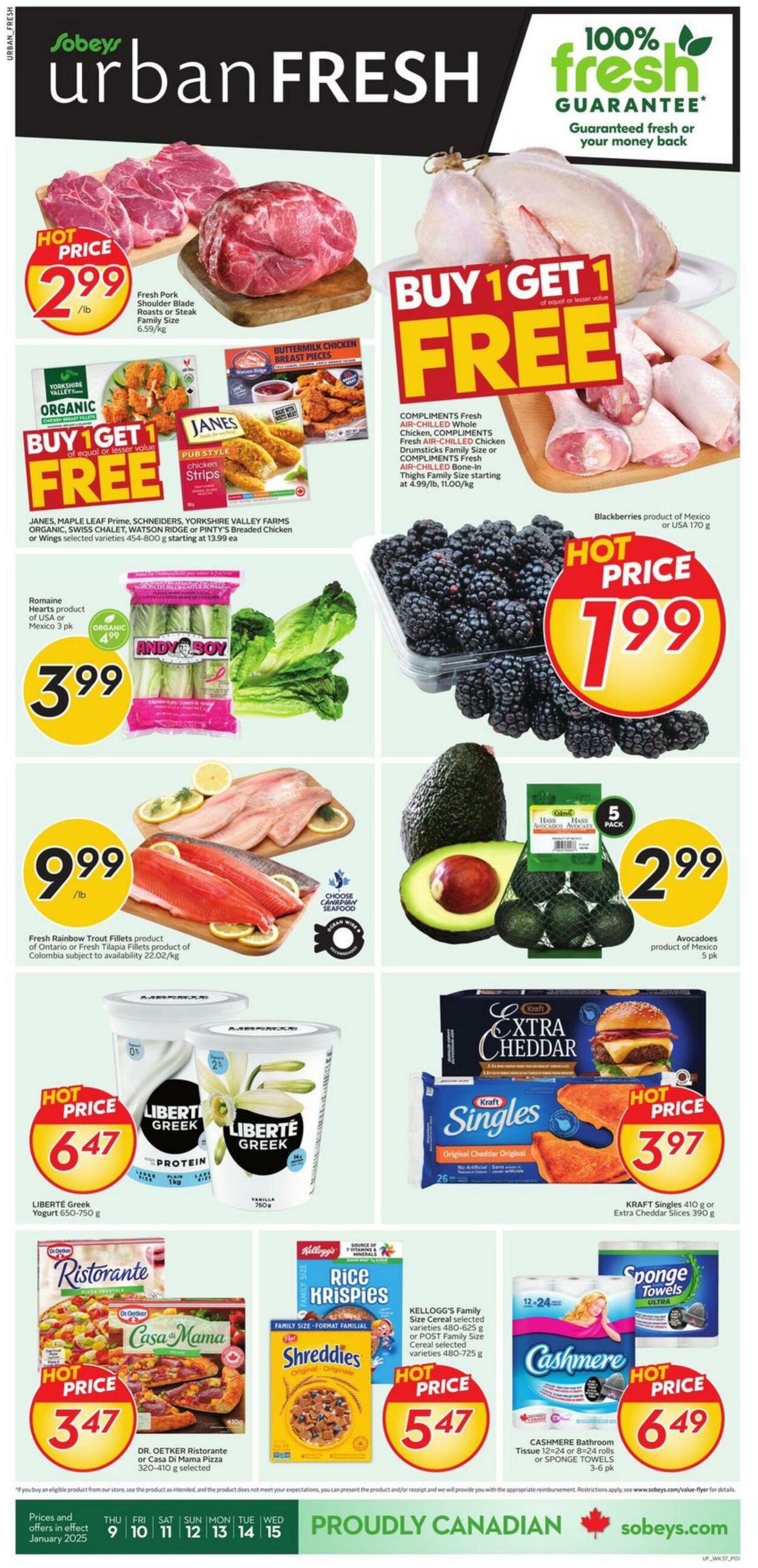 Flyer Sobeys 09.01.2025 - 15.01.2025