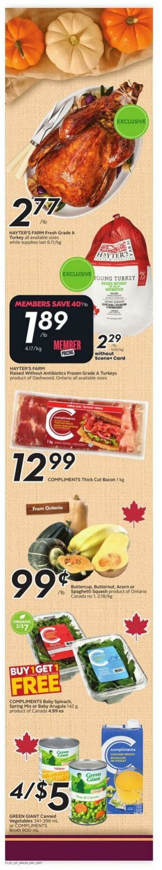 Flyer Sobeys 09.10.2025 - 15.10.2025