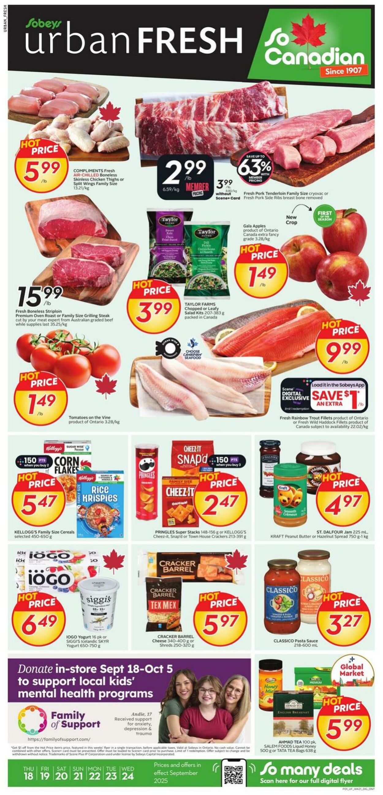 Flyer Sobeys 18.09.2025 - 24.09.2025
