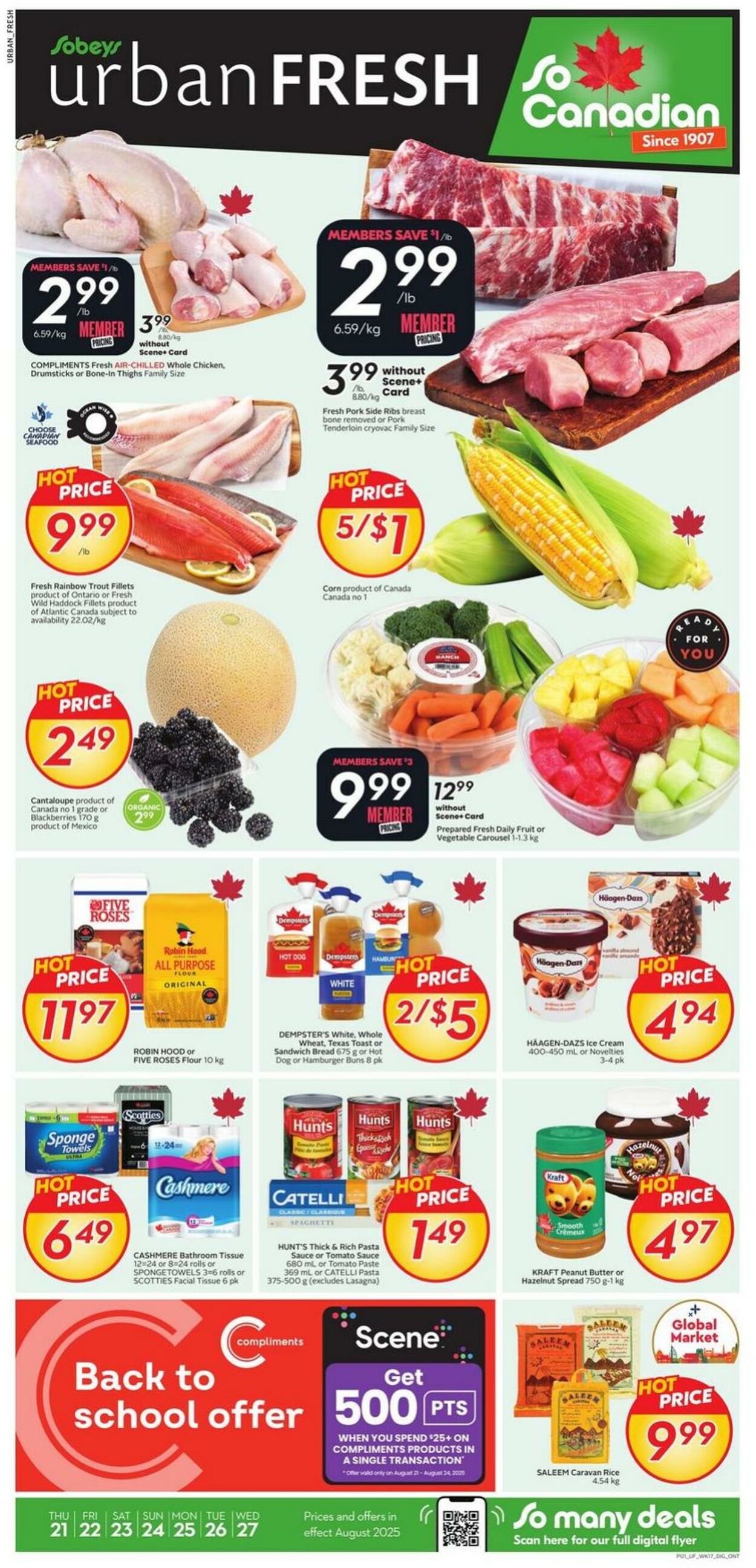 Flyer Sobeys 21.08.2025 - 27.08.2025