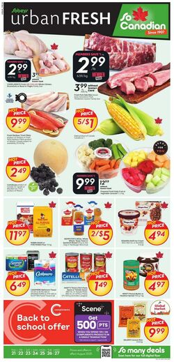 Flyer Sobeys 21.08.2025 - 27.08.2025