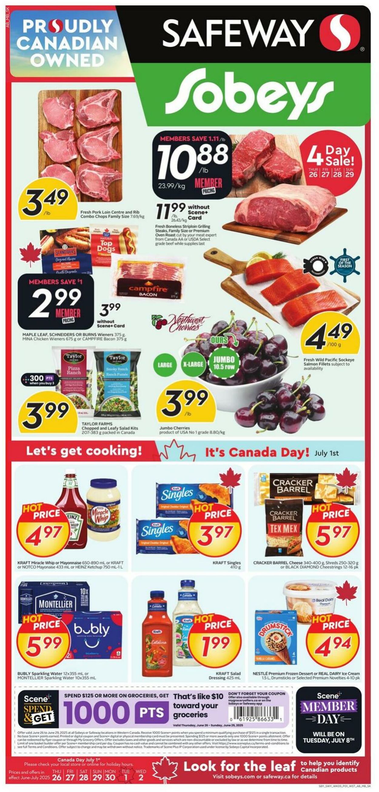 Flyer Sobeys 26.06.2025 - 02.07.2025