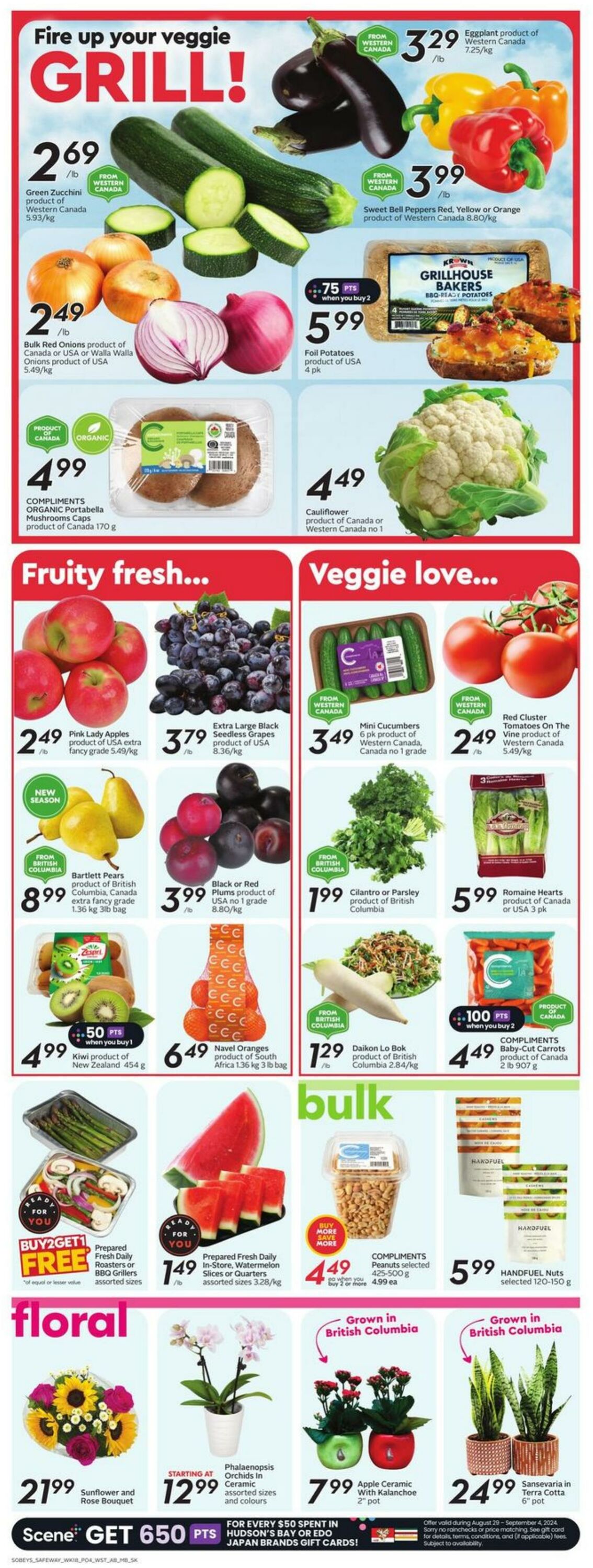 Flyer Sobeys 29.08.2024 - 04.09.2024