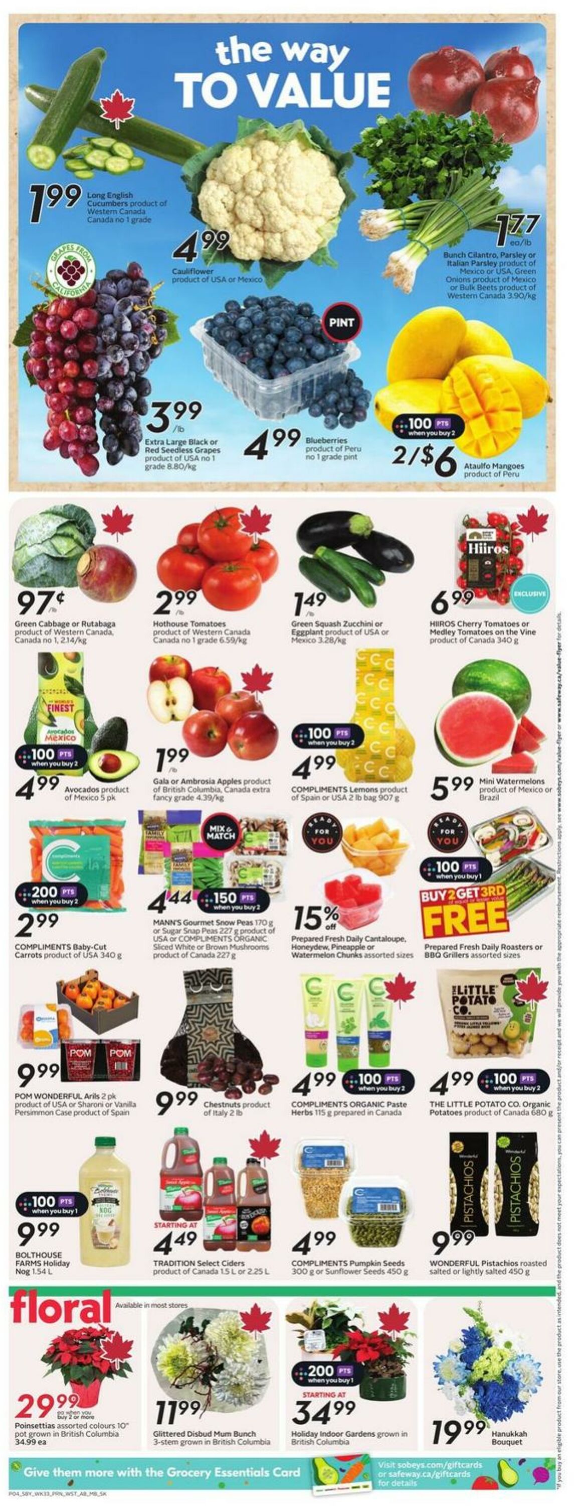 Flyer Sobeys 11.12.2025 - 17.12.2025